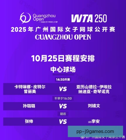 广州网球公开赛出线形势推演，积分与胜负关系关键